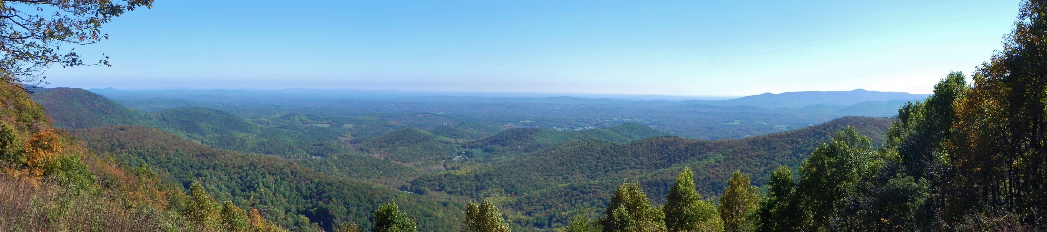 Panoramic View from Saddle Overlook, Rocky Knob, October 17, 2014. Image courtesy of Catherine Cranfill.